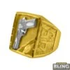 10K Gold Mens 45 Gun Mens Ring -Luxe Jewelry Sales 10k gold mens 45 gun mens ring hiphopbling 924465