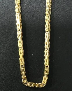 10K Yellow Gold Byzantine Chain Lightweight -Luxe Jewelry Sales 10k yellow gold byzantine chain lightweight hiphopbling 143813