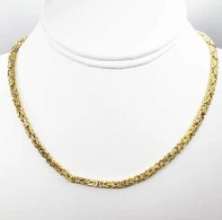 10K Yellow Gold Byzantine Chain Lightweight -Luxe Jewelry Sales 10k yellow gold byzantine chain lightweight hiphopbling 298789