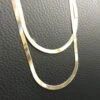 10K Yellow Gold Herringbone Chain -Luxe Jewelry Sales 10k yellow gold herringbone chain hiphopbling 158633