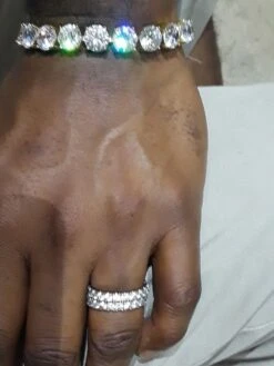 10MM CZ Gold 316L Bling Bling Tennis Bracelet 8 10MM CZ Gold 316L Bling Bling Tennis Bracelet -Luxe Jewelry Sales 10mm cz gold 316l bling bling tennis bracelet hiphopbling 495380