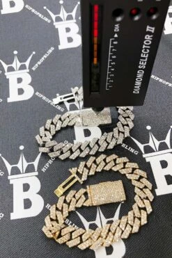 13MM Sharp Cuban Diamond Bracelet 11.05 Carats 10K Yellow / White Gold 10 13MM Sharp Cuban Diamond Bracelet 11.05 Carats 10K Yellow / White Gold -Luxe Jewelry Sales 13mm sharp cuban diamond bracelet 1105 carats 10k yellow white gold hiphopbling 523091