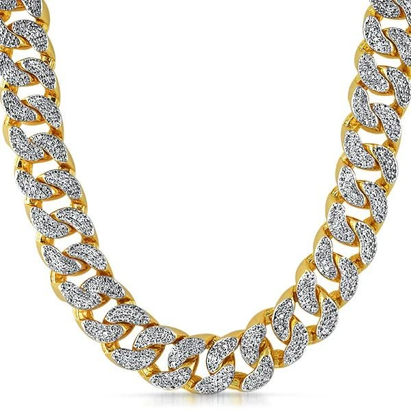 22MM Thick Gold CZ Cuban Chain Bling Bling 3 22MM Thick Gold CZ Cuban Chain Bling Bling