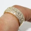 5 Row 2.20cttw Diamond 14K Yellow Gold Ring