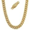 .925 Silver Full CZ Clasp Gold Cuban Chain 15MM Thick -Luxe Jewelry Sales 925 silver full cz clasp gold cuban chain 15mm thick hiphopbling 127054