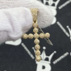 Front Page 27 Front Page -Luxe Jewelry Sales ball cross diamond pendant 53cttw 10k yellow gold hiphopbling 579557