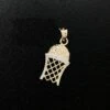 Basketball In Hoop CZ 10K Yellow Gold Pendant -Luxe Jewelry Sales basketball in hoop cz 10k yellow gold pendant hiphopbling 485840