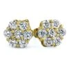 Big Cluster 3D Gold CZ Bling Bling Earrings -Luxe Jewelry Sales big cluster 3d gold cz bling bling earrings hiphopbling 459182