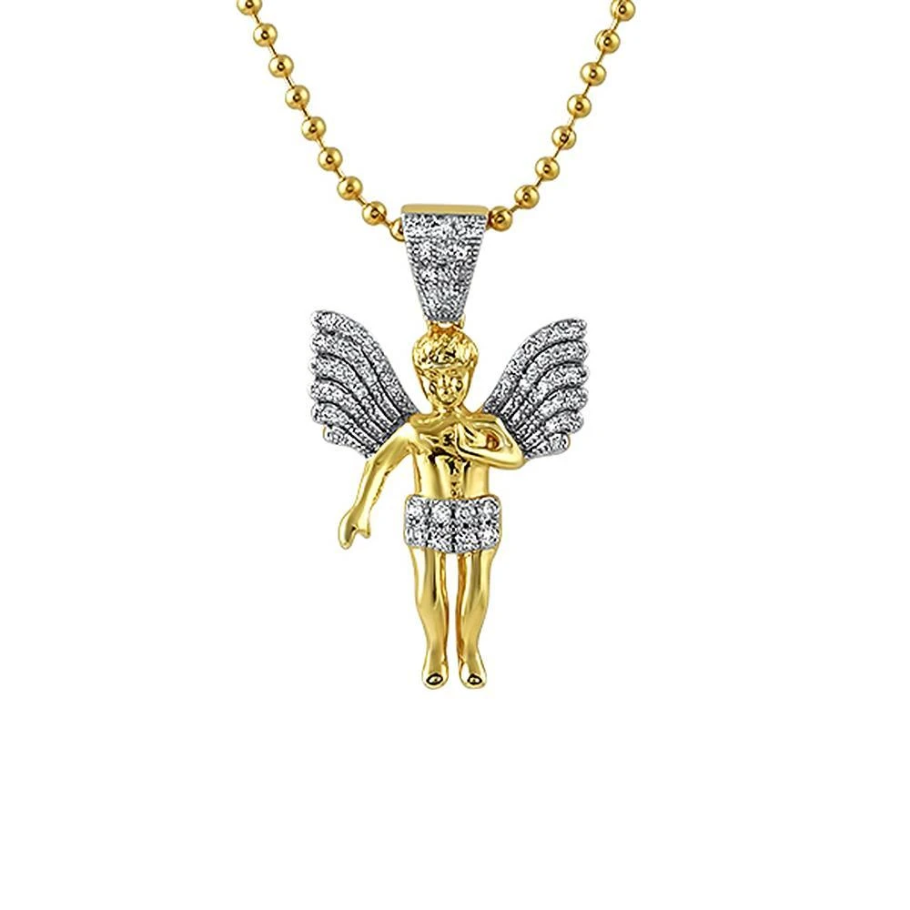 Big Wings Mini Angel Gold Pendant 3 Big Wings Mini Angel Gold Pendant
