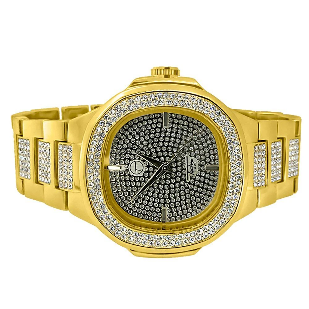 Bling Bling Watch Gold Modern Style 3 Bling Bling Watch Gold Modern Style