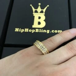 Channel Set 360 Eternity Band Gold CZ Bling Bling Ring -Luxe Jewelry Sales channel set 360 eternity band gold cz bling bling ring hiphopbling 219268