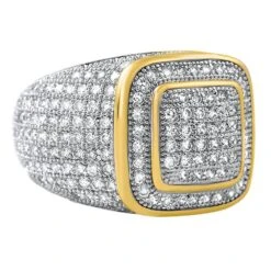 Classy Gold CZ Ring
