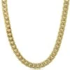 Cuban Box Necklace Gold Plated Chain 10mm -Luxe Jewelry Sales cuban box necklace gold plated chain 10mm 24 hiphopbling 206998