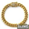 CZ Diamond Lock Gold Steel Cuban Bracelet 10MM 2 CZ Diamond Lock Gold Steel Cuban Bracelet 10MM -Luxe Jewelry Sales cz diamond lock gold steel cuban bracelet 10mm hiphopbling 595220