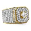 Gold .925 Silver Presidential Bling Bling CZ Ring 2 Gold .925 Silver Presidential Bling Bling CZ Ring -Luxe Jewelry Sales gold 925 silver presidential bling bling cz ring 7 hiphopbling 148885