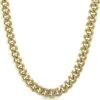 Gold Miami Cuban Chain Plated 11MM Wide (24") -Luxe Jewelry Sales gold miami cuban chain plated 11mm wide 24 hiphopbling 161142