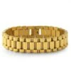 Gold President Style Bracelet -Luxe Jewelry Sales gold president style bracelet default title hiphopbling 422481