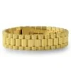 Gold Presidential Bracelet With Watch Buckle