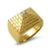 Gold Pyramid Stainless Steel CZ Ring 2 Gold Pyramid Stainless Steel CZ Ring -Luxe Jewelry Sales gold pyramid stainless steel cz ring hiphopbling 344804