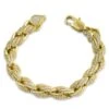 Gold Rope 10MM CZ Bling Bling Bracelet 2 Gold Rope 10MM CZ Bling Bling Bracelet -Luxe Jewelry Sales gold rope 10mm cz bling bling bracelet yellow gold hiphopbling 924130