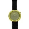 Gold Round Polished Bezel Hip Hop Watch -Luxe Jewelry Sales gold round polished bezel hip hop watch hiphopbling 228249