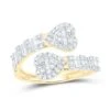 Heart Wrap Baguette Diamond Ring 5/8cttw 10K Gold -Luxe Jewelry Sales heart wrap baguette diamond ring 58cttw 10k gold 10k yellow gold hiphopbling 491561