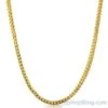 IP Gold 4MM Miami Franco Chain 316L Stainless Steel -Luxe Jewelry Sales ip gold 4mm miami franco chain 316l stainless steel 24 hiphopbling 895468