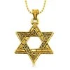 Jewish Star Of David Fancy Pendant Gold Steel -Luxe Jewelry Sales jewish star of david fancy pendant gold steel hiphopbling 405941