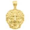 Lion Face DC 10K Yellow Gold Pendant -Luxe Jewelry Sales lion face dc 10k yellow gold pendant hiphopbling 745258