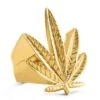 Marijuana Leaf Pot 420 Stoners Gold Ring -Luxe Jewelry Sales marijuana leaf pot 420 stoners gold ring 7 hiphopbling 697966