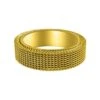 Mesh Band Gold Ring Stainless Steel -Luxe Jewelry Sales mesh band gold ring stainless steel 7 hiphopbling 796387