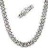 Miami Cuban Chain White Gold -Luxe Jewelry Sales miami cuban chain white gold hiphopbling 177903