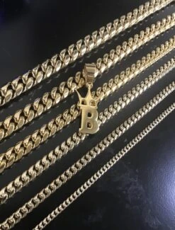 Miami Cuban Chain Yellow Gold -Luxe Jewelry Sales miami cuban chain yellow gold hiphopbling 381539