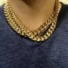 Miami Cuban Chain Yellow Gold -Luxe Jewelry Sales miami cuban chain yellow gold hiphopbling 782857