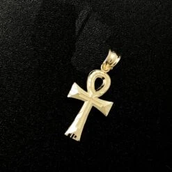 Mini Ankh DC 10K Yellow Gold Pendant