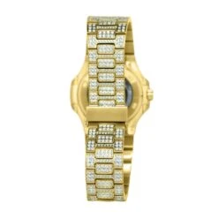 Modern CZ Stainless Steel Watch In Gold 8 Modern CZ Stainless Steel Watch In Gold -Luxe Jewelry Sales modern cz stainless steel watch in gold hiphopbling 863983