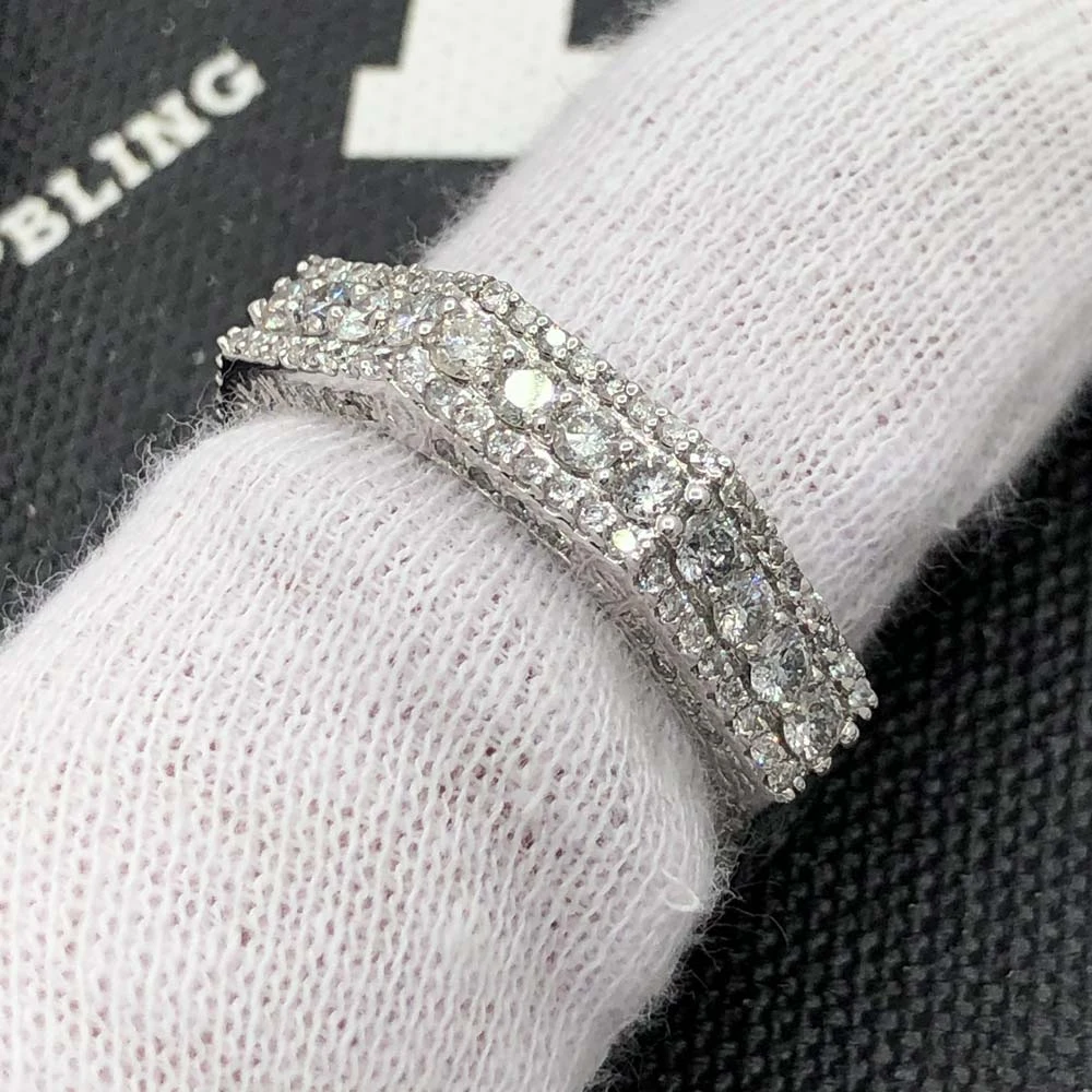 Octagon Diamond Ring 2.25cttw 14K White Gold 4 Octagon Diamond Ring 2.25cttw 14K White Gold - Image 2