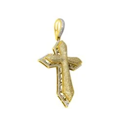 Front Page 23 Front Page -Luxe Jewelry Sales pointed 2 tone cross diamond pendant 140cttw 10k yellow gold hiphopbling 935138