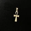 Polished Small Ankh Pendant 10K Yellow Gold Pendant 1 Polished Small Ankh Pendant 10K Yellow Gold Pendant -Luxe Jewelry Sales polished small ankh pendant 10k yellow gold pendant hiphopbling 411064