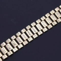 President Hip Hop Bracelet DC 10K Yellow Gold