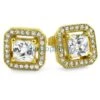 Princess Ice Island Micro Pave Iced Out Earrings