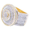 Radiant Baguette 3.77cttw Diamond Ring 10K Yellow Gold -Luxe Jewelry Sales radiant baguette 377cttw diamond ring 10k yellow gold hiphopbling 328745