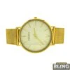 Slim Case Watch Gold Mesh Band White Dial 1 Slim Case Watch Gold Mesh Band White Dial -Luxe Jewelry Sales slim case watch gold mesh band white dial hiphopbling 111435