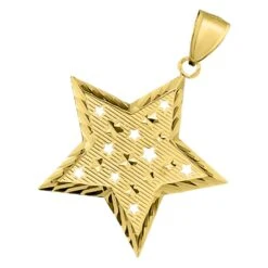 Star Unique DC 10K Yellow Gold Pendant