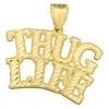 Thug Life DC 10K Yellow Gold Pendant -Luxe Jewelry Sales thug life dc 10k yellow gold pendant hiphopbling 237311
