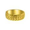 Tire Tread Gold Eternity Ring Stainless Steel -Luxe Jewelry Sales tire tread gold eternity ring stainless steel hiphopbling 932034