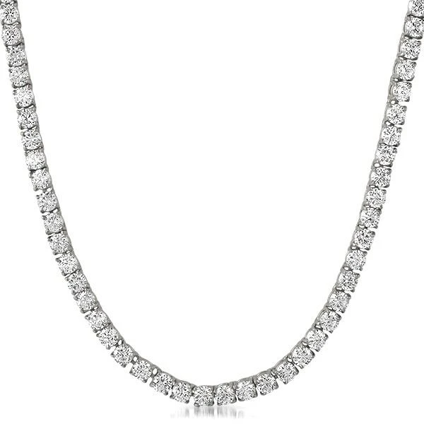 VVS Tennis Chain White Gold 5 VVS Tennis Chain White Gold - Image 3