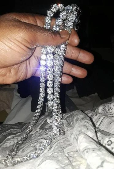 VVS Tennis Chain White Gold 8 VVS Tennis Chain White Gold - Image 6